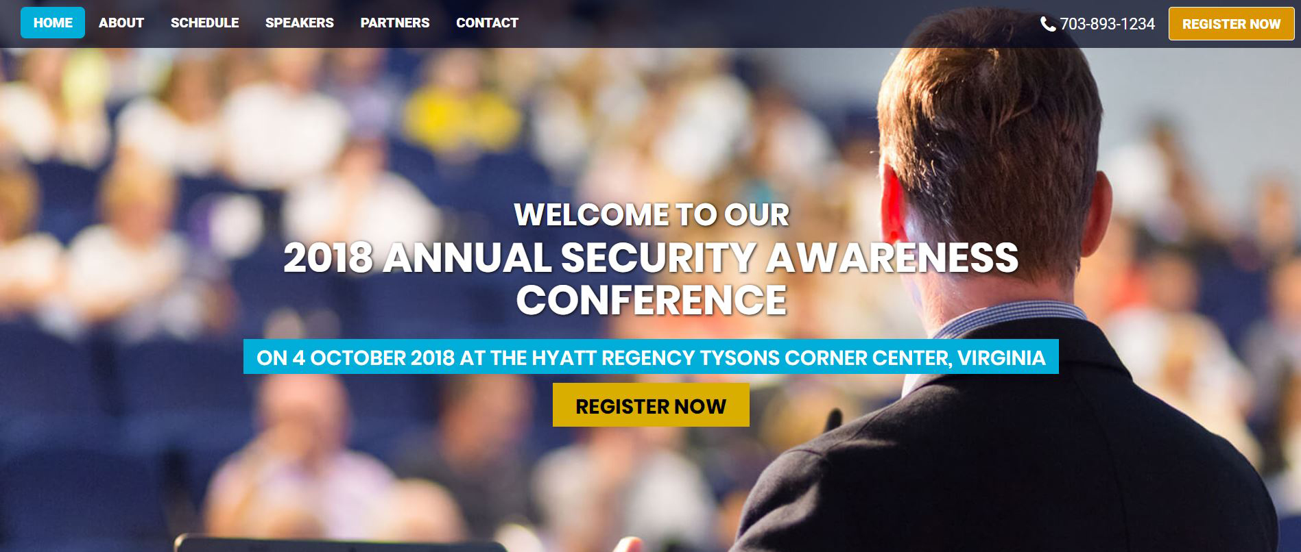 IsI Conference Landing Page
